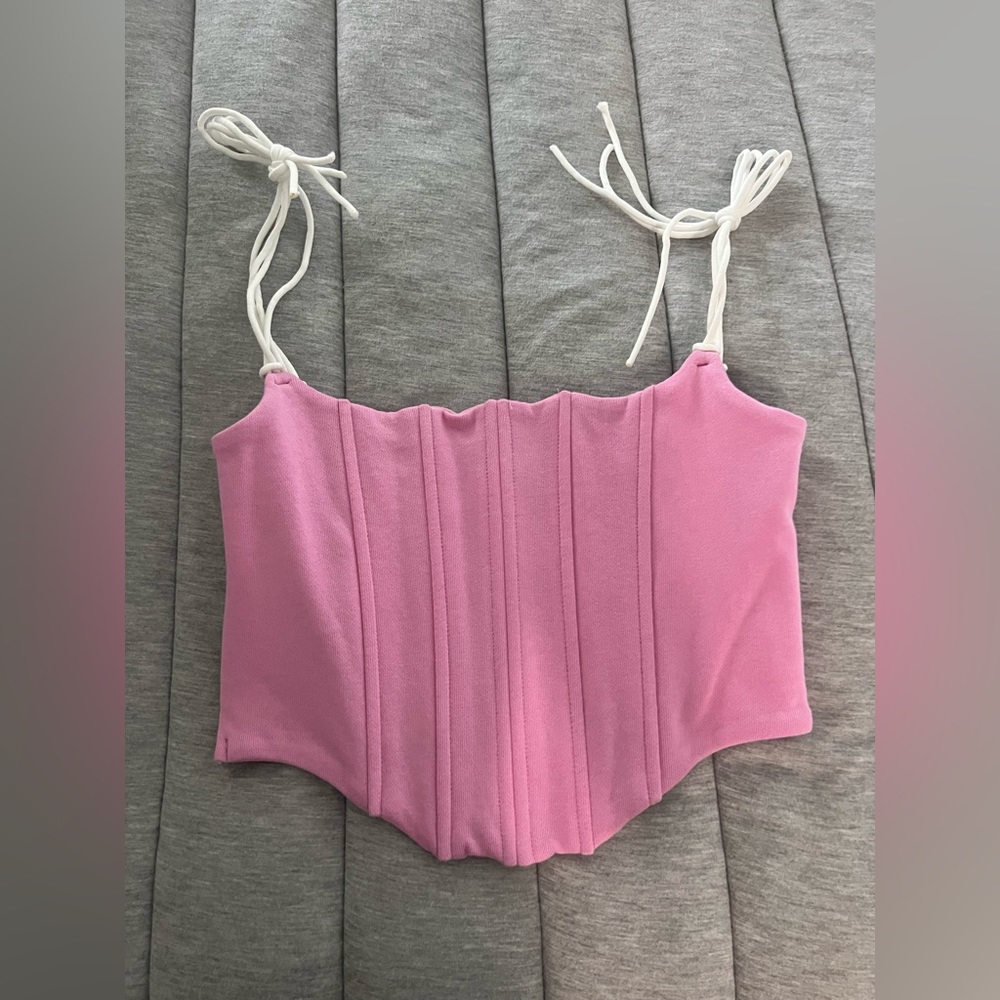 adika pink corset top, completely new, never worn
